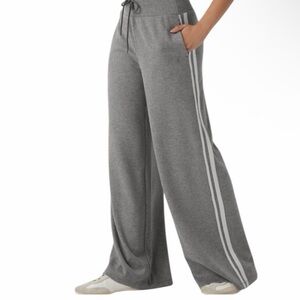 Halara Ribbed High Wasted Tummy Control High Waisted Sweatpants - Gray